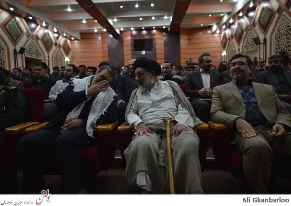 حضور حجت السلام مهاجریان امام جمعه محترم طبس در مراسم