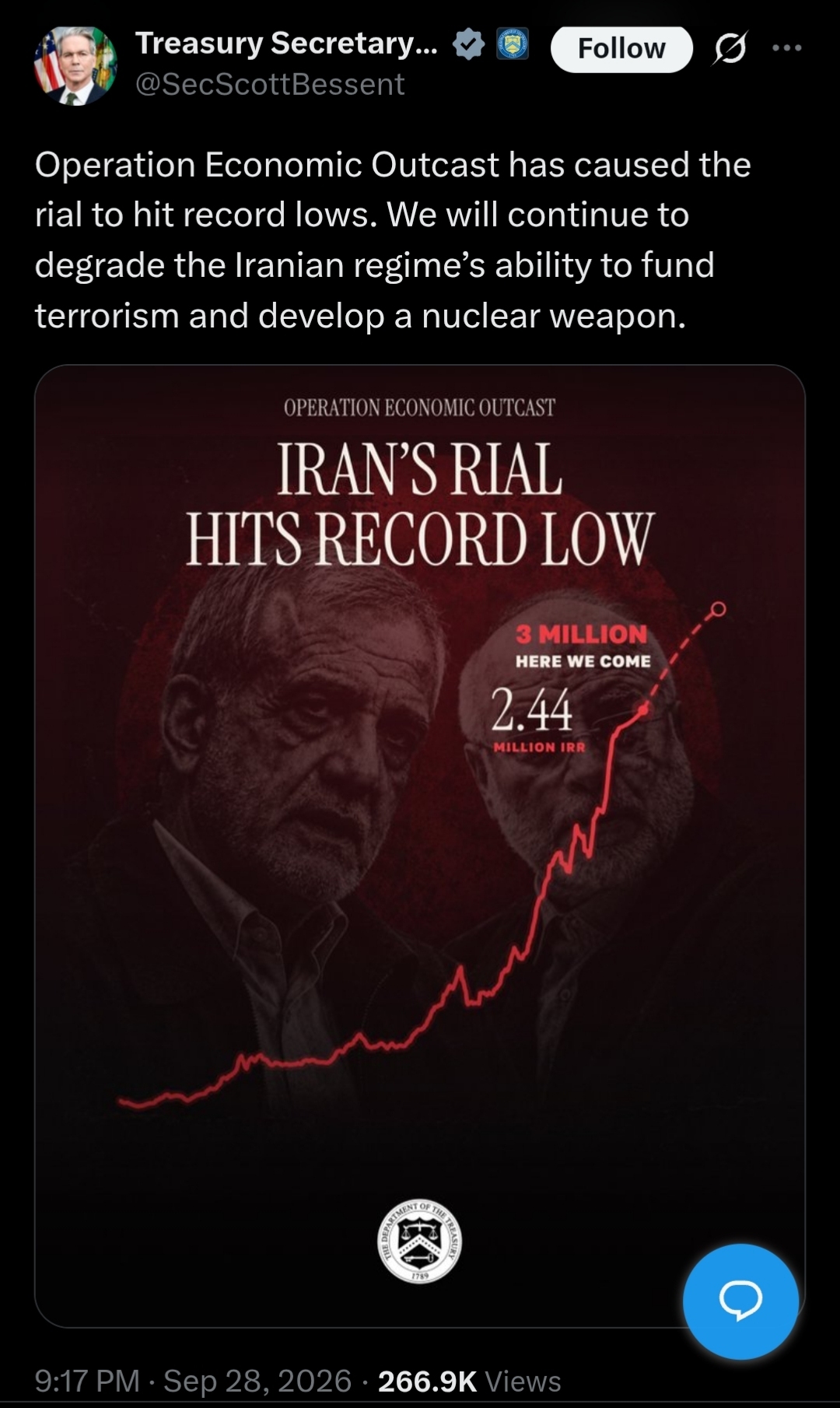 آقای قالیباف؛ وقتی بسنت برای سقوط ریال اعلام پیروزی میکند، دیگر وقت تحلیل بازار نیست آقای قالیباف؛ وقتی بسنت برای سقوط ریال اعلام پیروزی میکند، دیگر وقت تحلیل بازار نیست