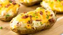 طرز تهیه سیب زمینی شکم پر + فیلم
