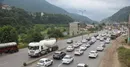 ترافیک سنگین در چالوس و محورهای منتهی به تهران
