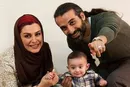 خانم بازیگر به همراه همسر و فرزندش در ترکیه! عکس