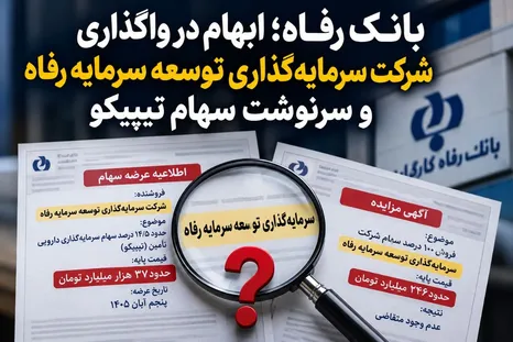 بانک رفاه؛ ابهام در واگذاری شرکت سرمایه‌گذاری توسعه سرمایه رفاه و سرنوشت سهام تیپیکو