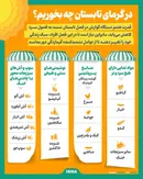 اینفوگرافیک/ در گرمای تابستان چه بخوریم؟