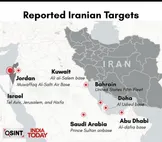 پاسخ موشکی ایران به حمله آمریکا به لارک؛ پایگاه‌های آمریکایی در اردن هدف قرار گرفتند