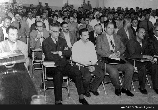 شهید طیب حاج رضایی دردادگاه سال 1342

