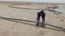 خط لوله ۶ کیلومتری قاچاقچیان سوخت در میناب جمع‌آوری شد