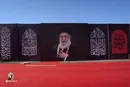 تصاویر محل ادای احترام به پیکر مطهر رهبر شهید در فرودگاه نجف اشرف