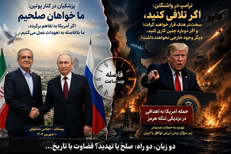 دو رئیس‌جمهور، دو زبان در یک روز؛ تهران از بازگشت به تفاهم گفت، واشنگتن از «حمله بزرگ‌تر»