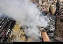 آتش‌سوزی بازارچه محلی در جنت آباد