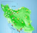 بارش برف و باران در اکثر مناطق کشور